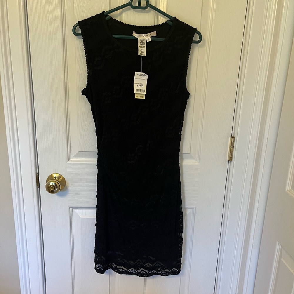 Black lace dress